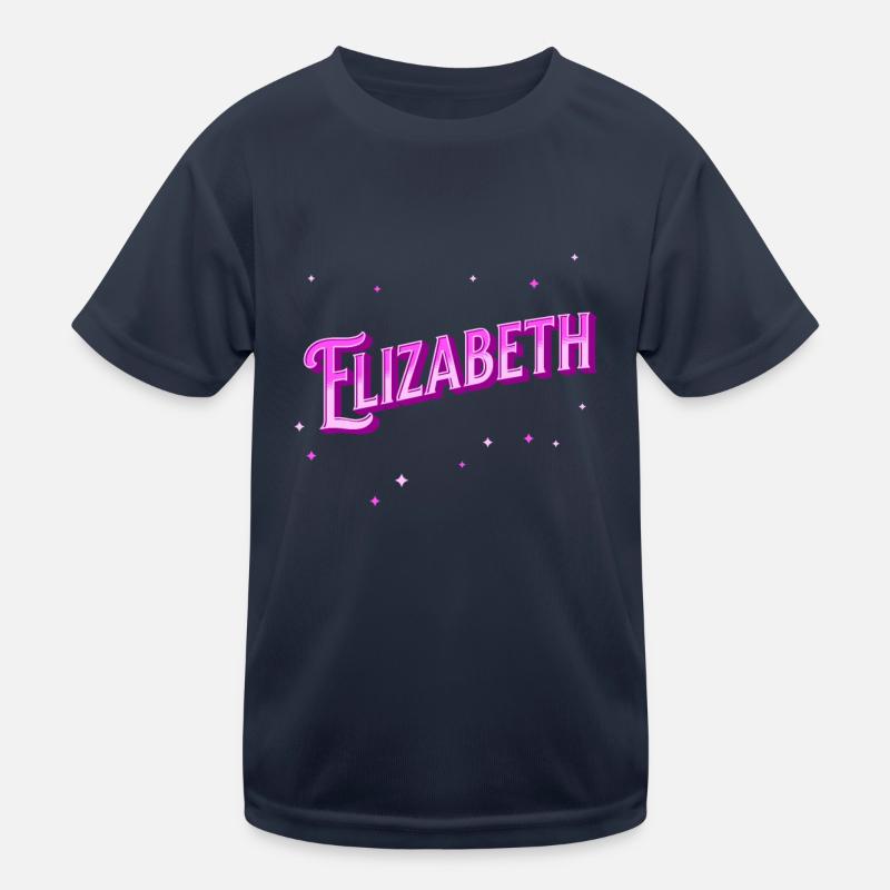 Elizabeth name personalized Kids Functional T-Shirt