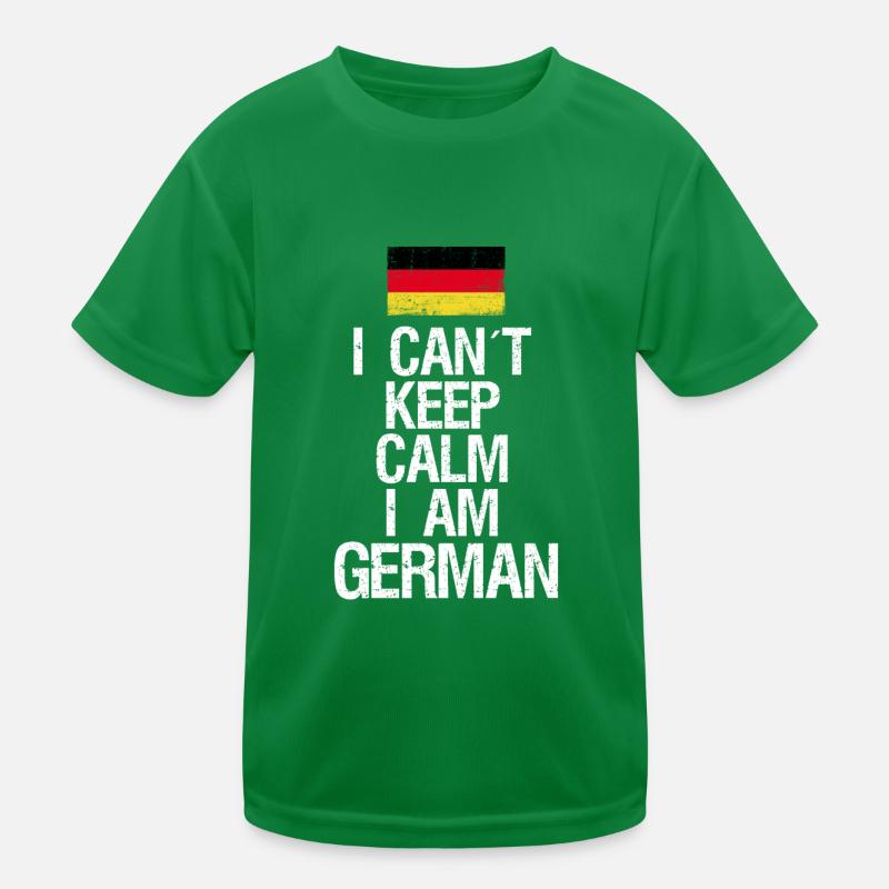 I can not Keep Calm I am Deutscher Kids Functional T-Shirt