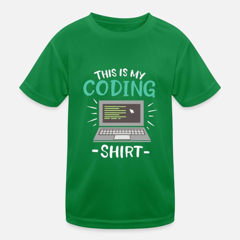 Das Ist Mein Coding Shirt Coder Kinder Funktions-T-Shirt
