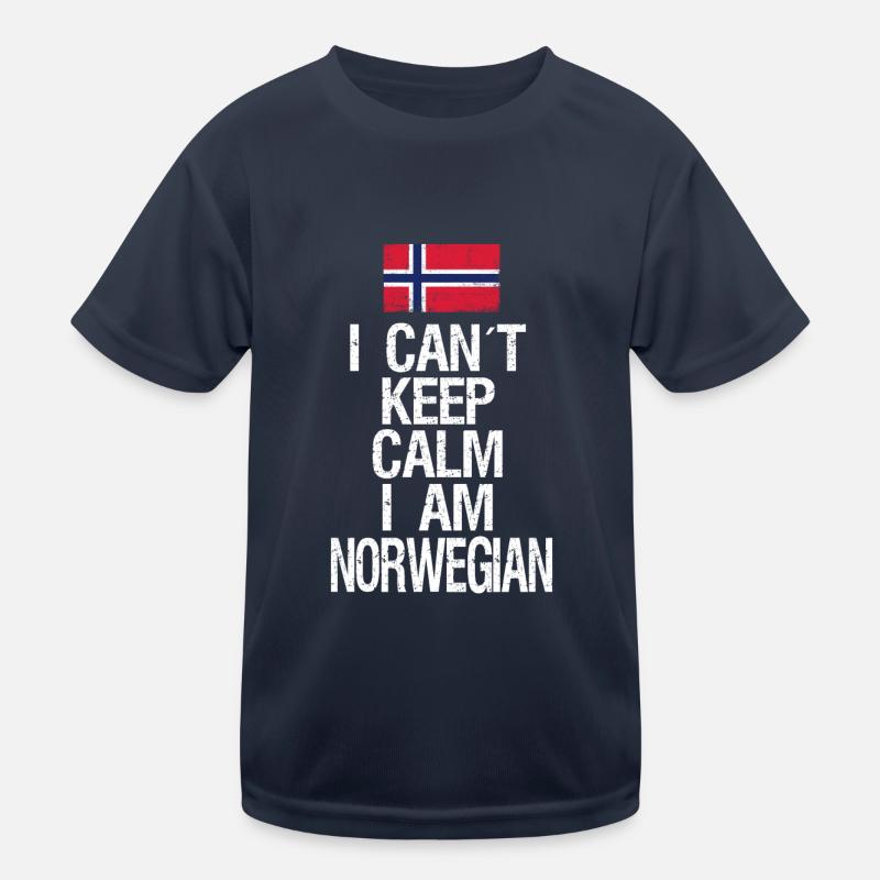 I can not Keep Calm I am Norwegian Kids Functional T-Shirt