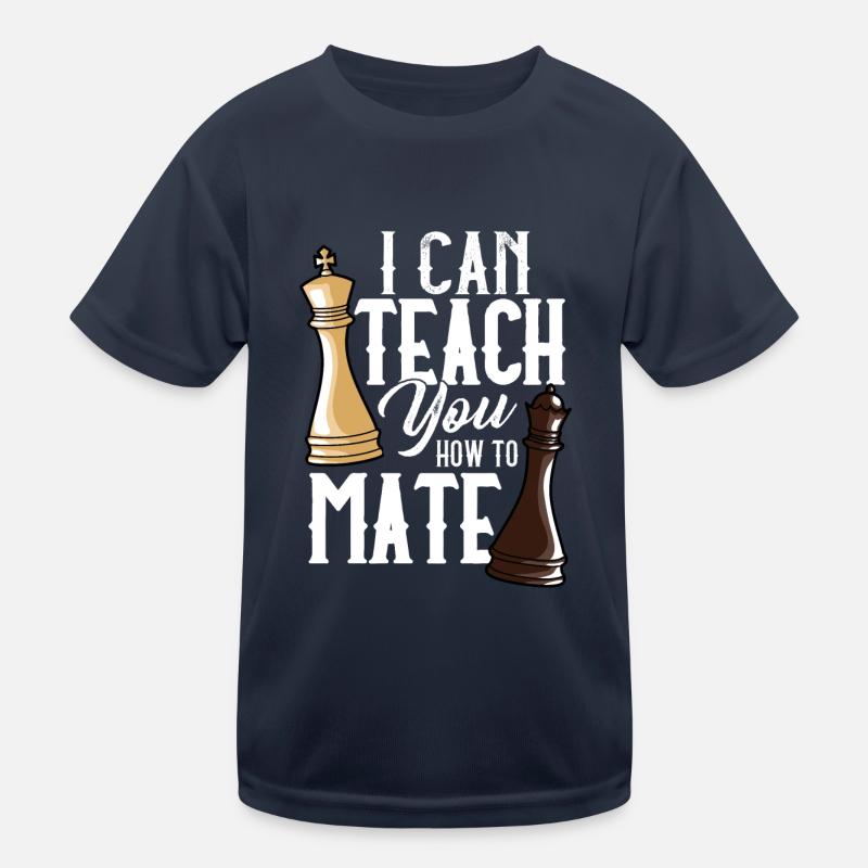 Schachspieler Schach Kinder Funktions-T-Shirt