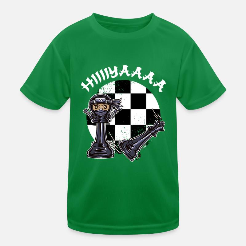 Ninja Chess Chess Player Chessboard Kids Functional T-Shirt