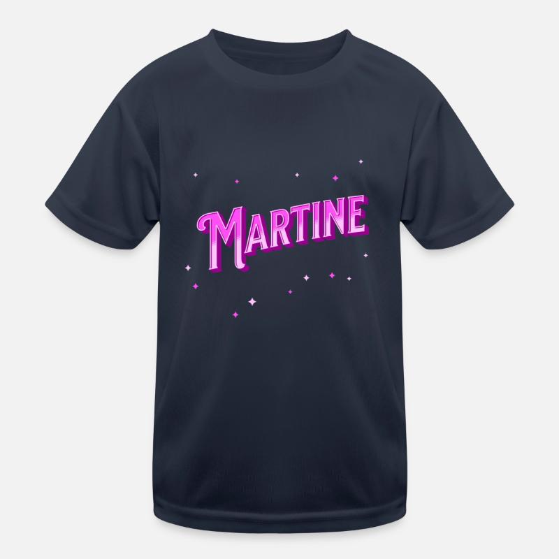 Martine name personalized Kids Functional T-Shirt