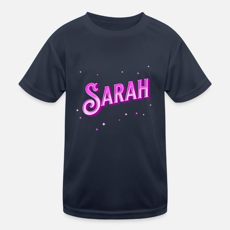 Sarah name personalized Kids Functional T-Shirt