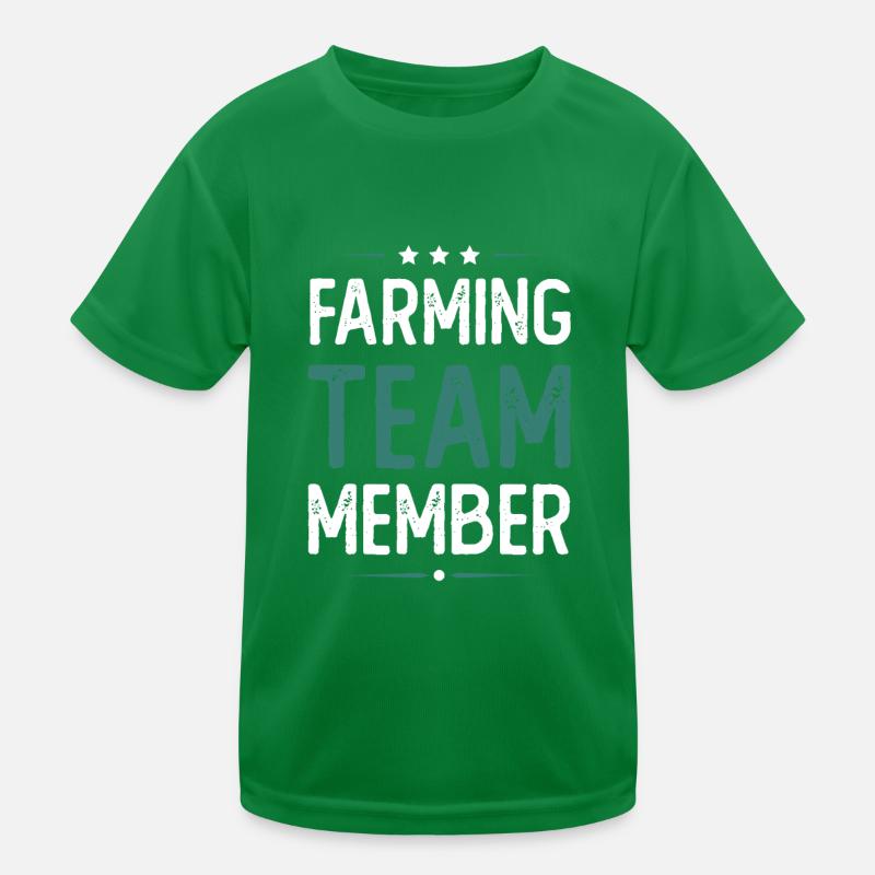 Farming Team Kinder Funktions-T-Shirt