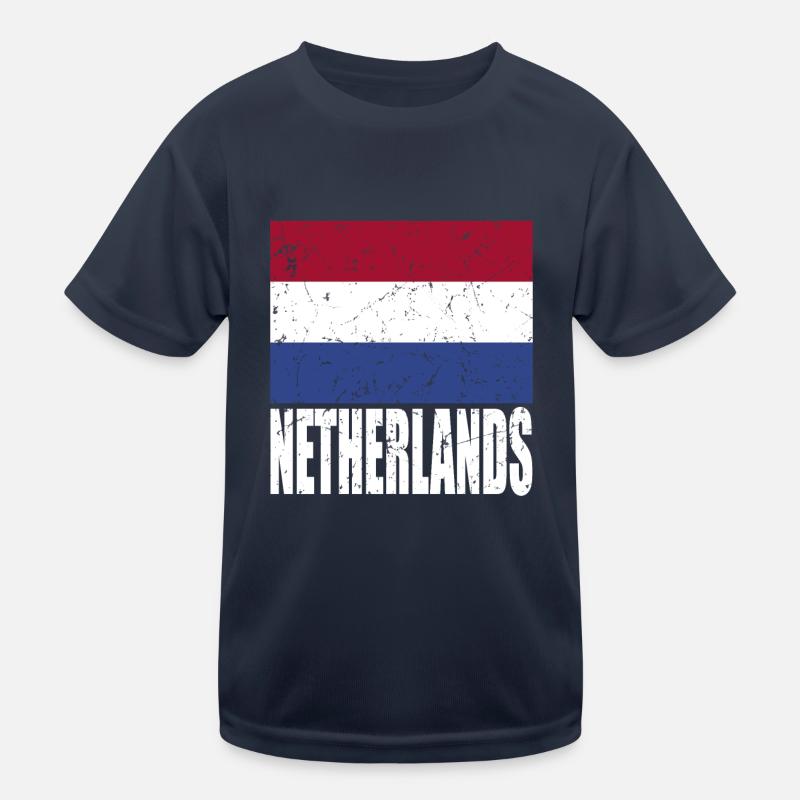 Netherlands flag Kids Functional T-Shirt
