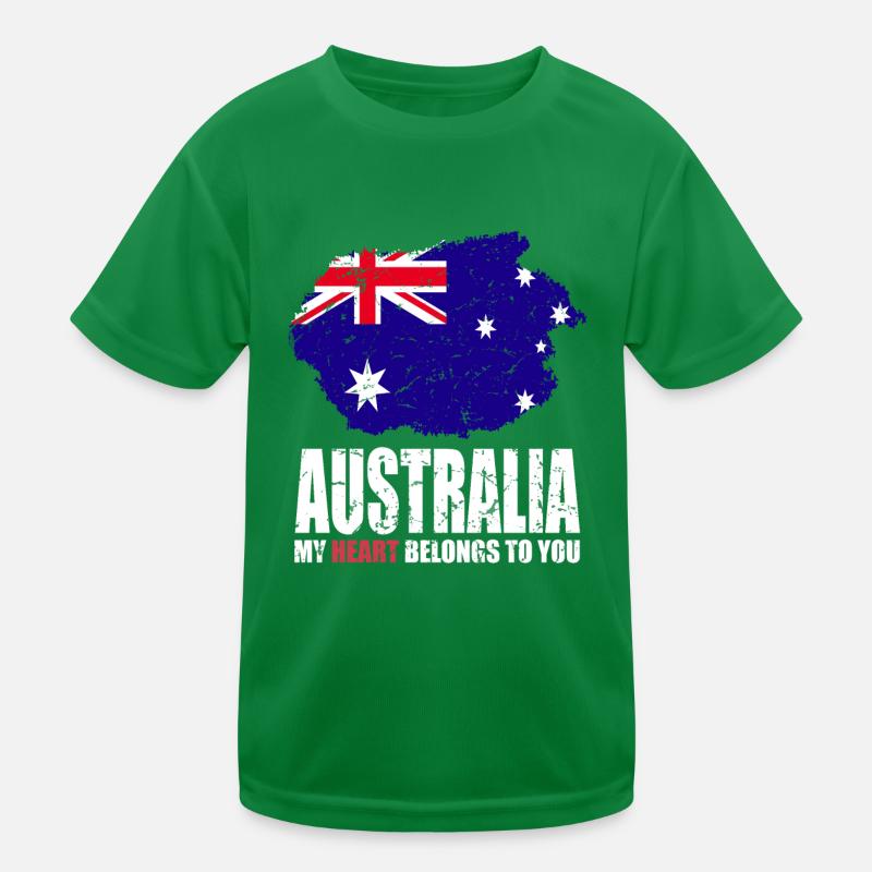 Drapeau de l’Australie T-shirt sport Enfant