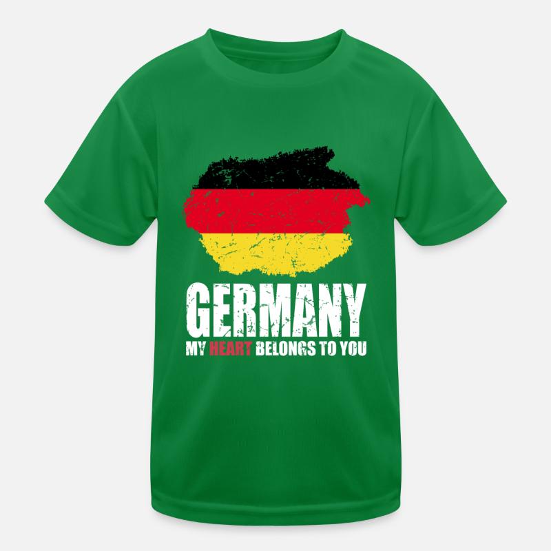 Germany Flag Kids Functional T-Shirt