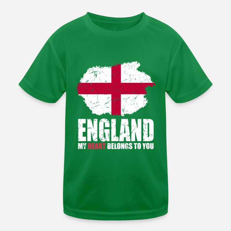 Drapeau de l’Angleterre T-shirt sport Enfant