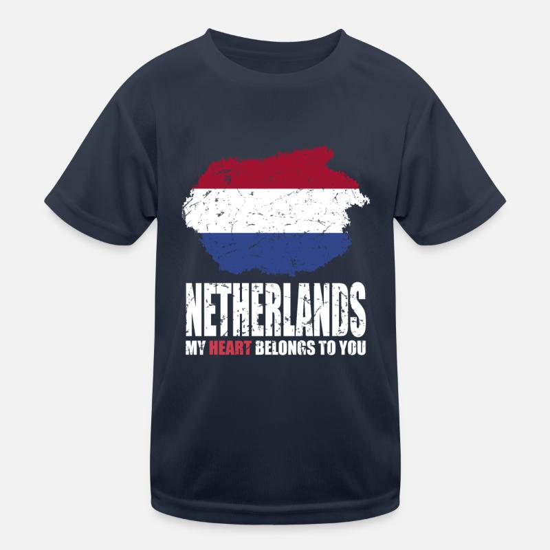 Netherlands flag Kids Functional T-Shirt