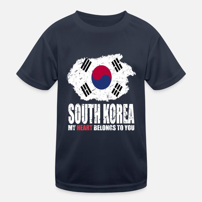Drapeau de la Corée du Sud T-shirt sport Enfant
