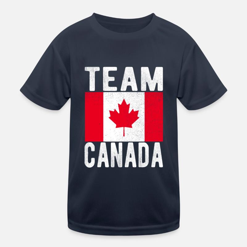 Drapeau du Canada T-shirt sport Enfant