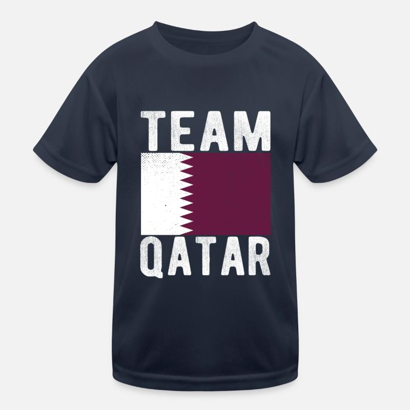 Drapeau du Qatar T-shirt sport Enfant