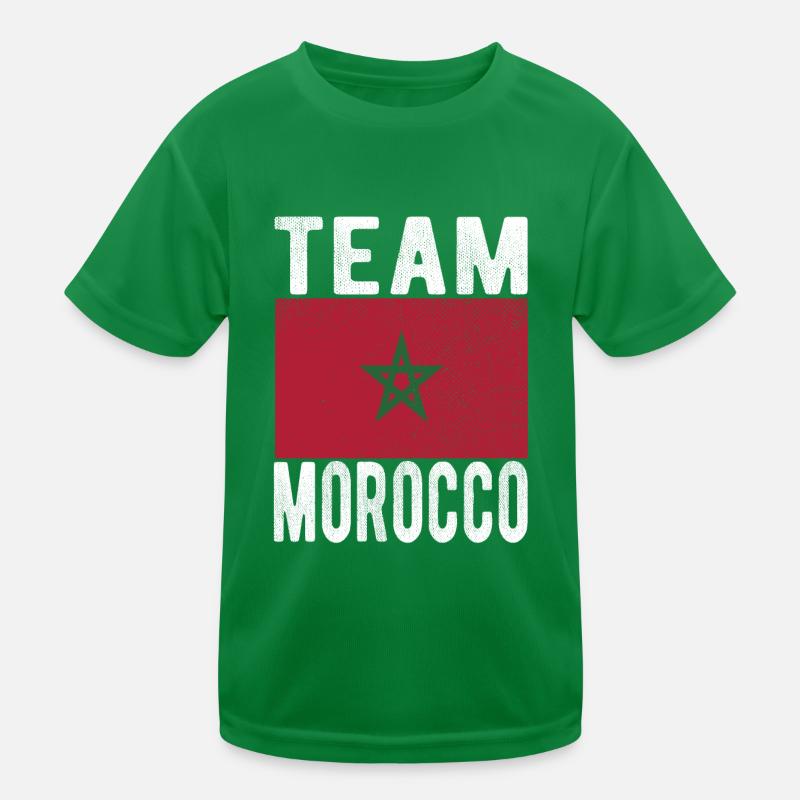 Drapeau du Maroc T-shirt sport Enfant
