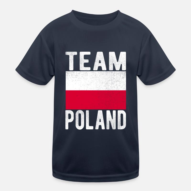 Drapeau de la Pologne T-shirt sport Enfant