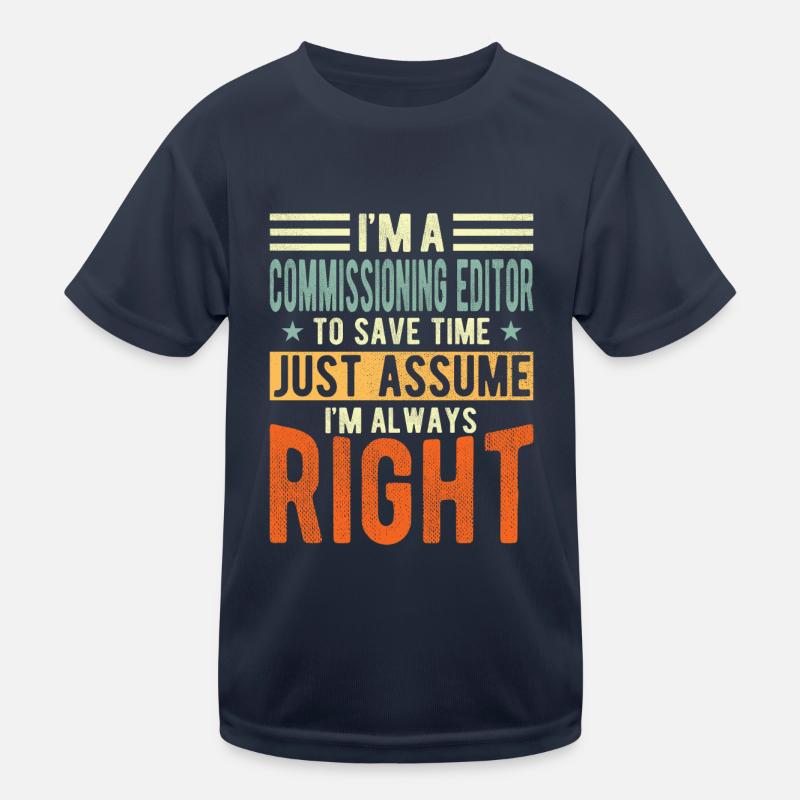 Editor Kids Functional T-Shirt