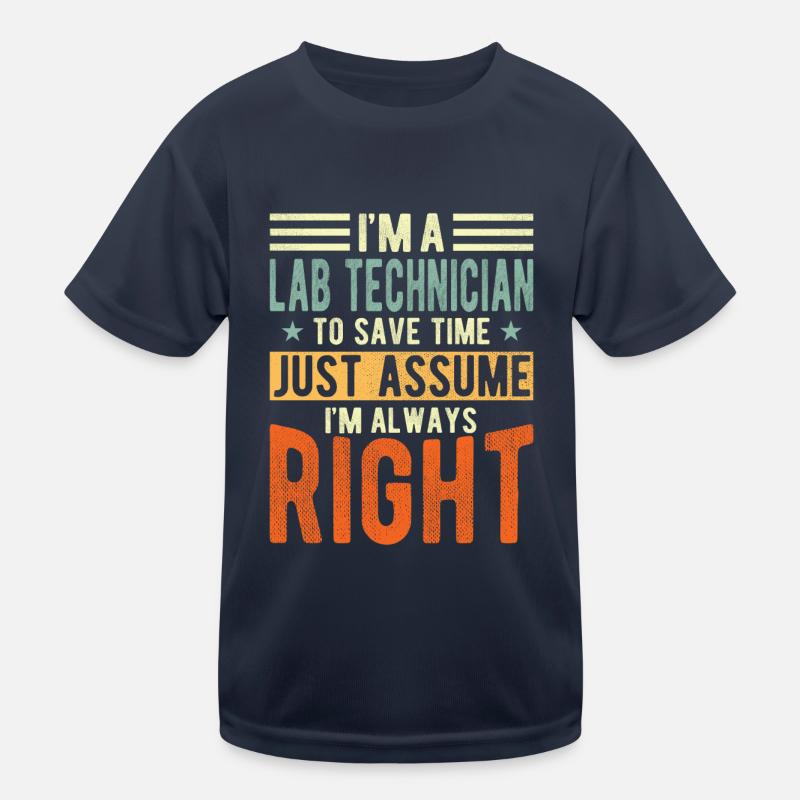 Laboratory Technician Kids Functional T-Shirt