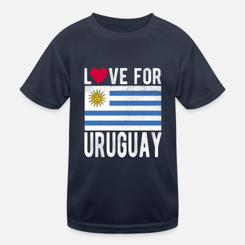 Drapeau de l’Uruguay T-shirt sport Enfant