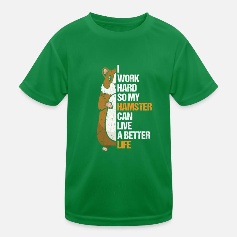 J’aime mon propriétaire de hamster qui dit T-shirt sport Enfant
