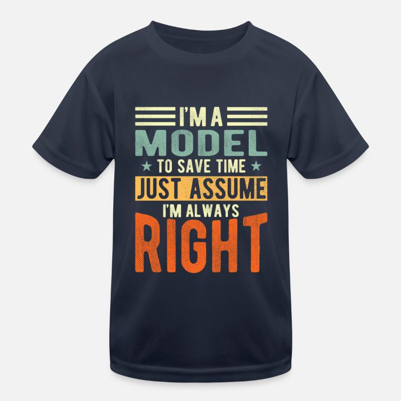 Modèle T-shirt sport Enfant