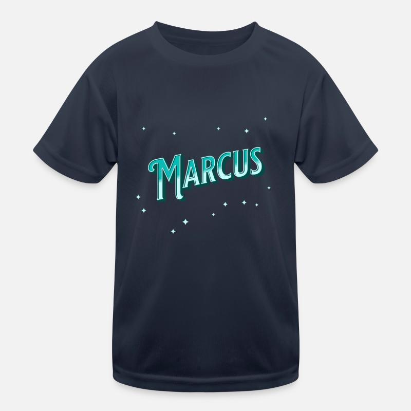 Le nom de Marcus personnalisé T-shirt sport Enfant