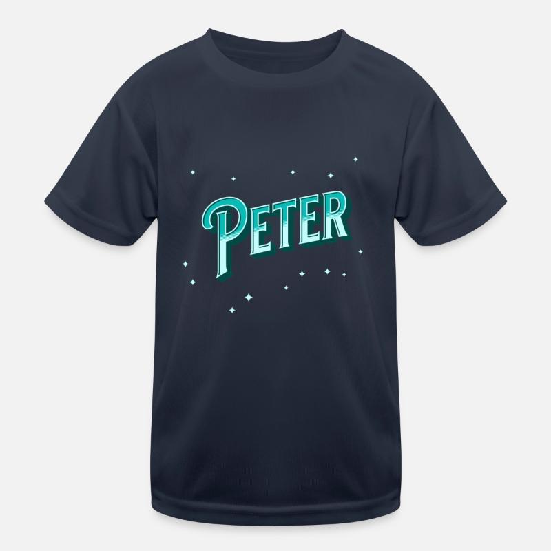 Personalized Peter name Kids Functional T-Shirt