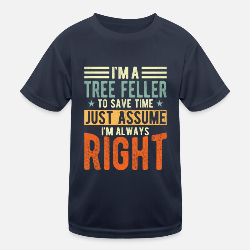 Faller d’arbre T-shirt sport Enfant