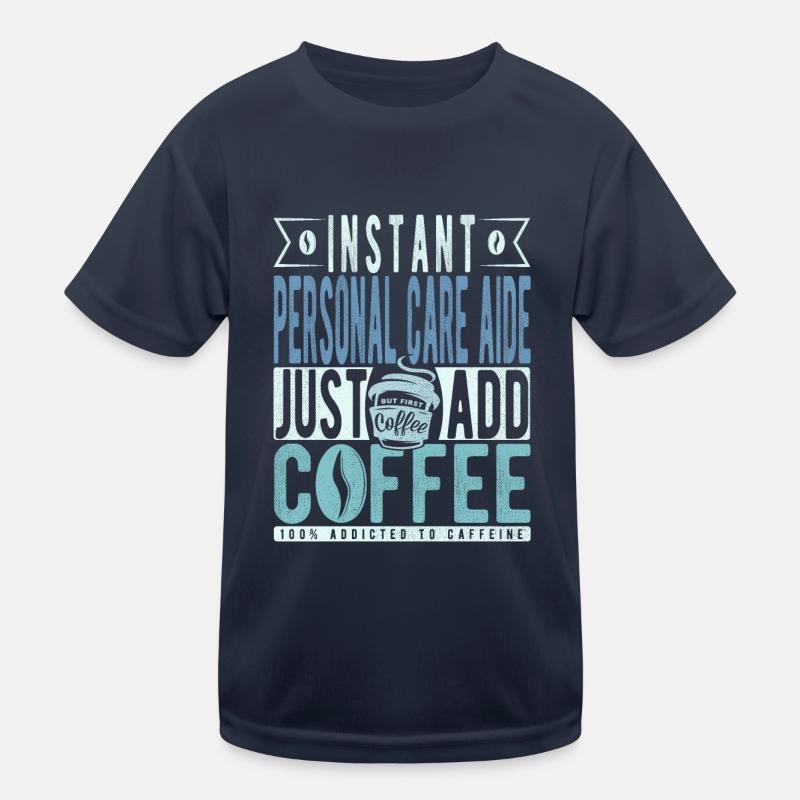 Helpfulness coffee saying Kids Functional T-Shirt