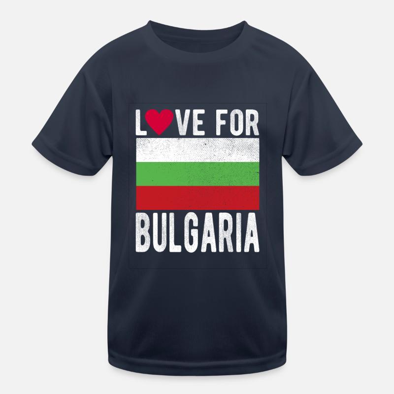 Bulgaria Souvenir Kids Functional T-Shirt