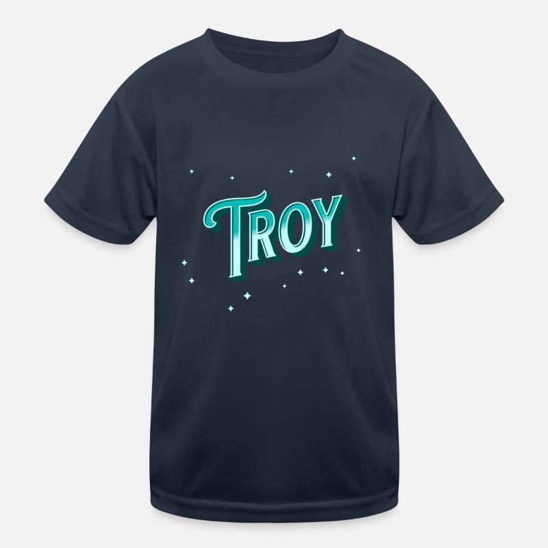 Troy name personalized Kids Functional T-Shirt