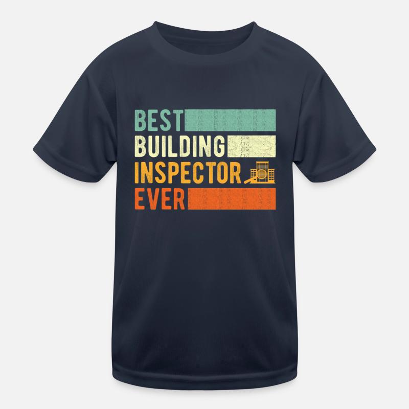 Building Inspector Gift Kids Functional T-Shirt