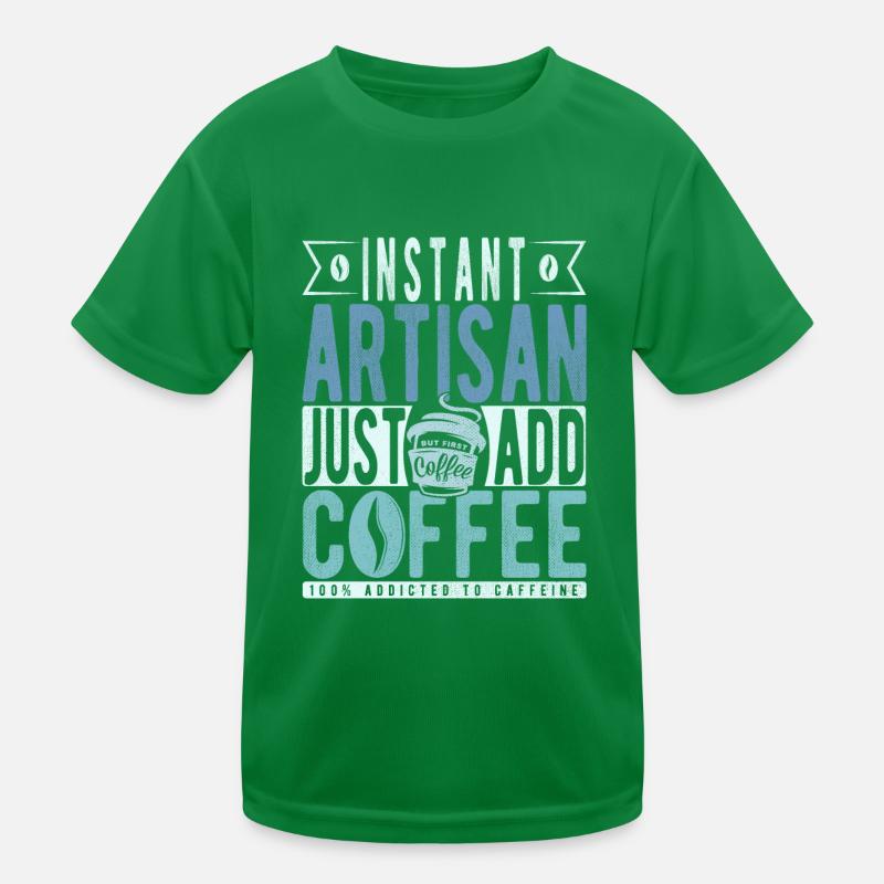Dicton de café Buchalter T-shirt sport Enfant