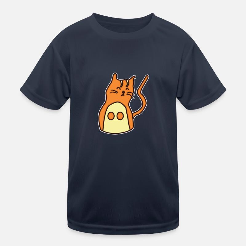 Cat hand-drawn Kids Functional T-Shirt