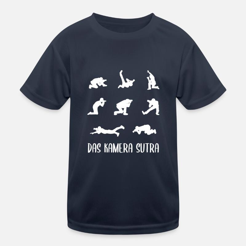The Camera Sutra Photographer Kids Functional T-Shirt