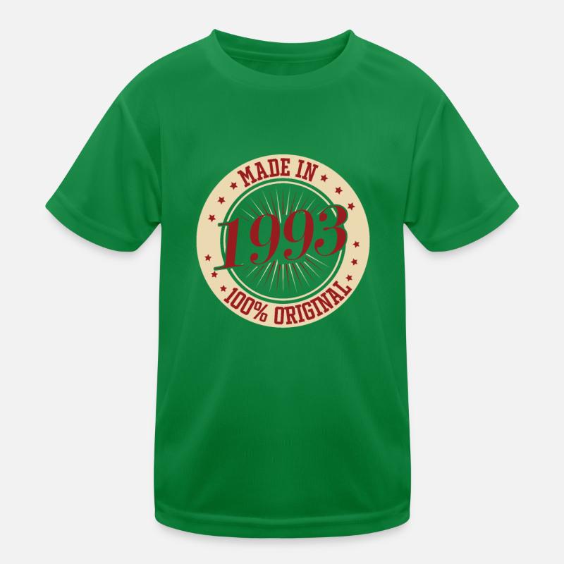 Made in 1993 100 OriginalGeburtstag Sprüche Kinder Funktions-T-Shirt