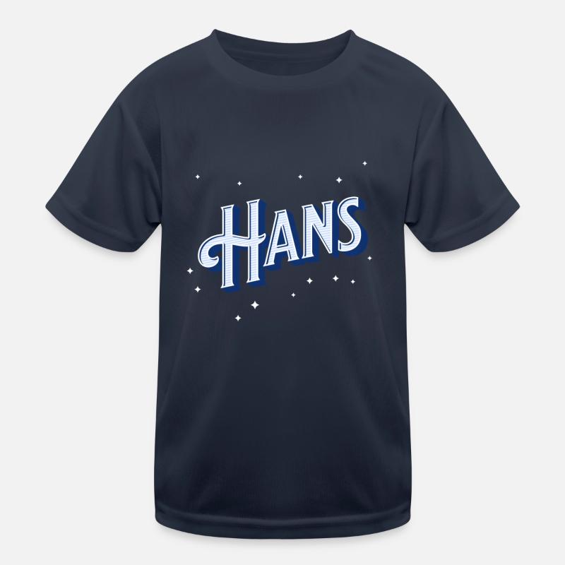 Hans' name personalized Kids Functional T-Shirt