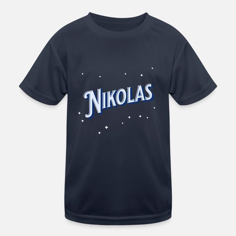 Nikola's name personalized Kids Functional T-Shirt