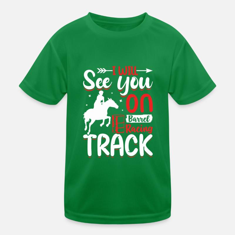 Rendez-vous au Barrel Racing Track - T-shirt sport Enfant