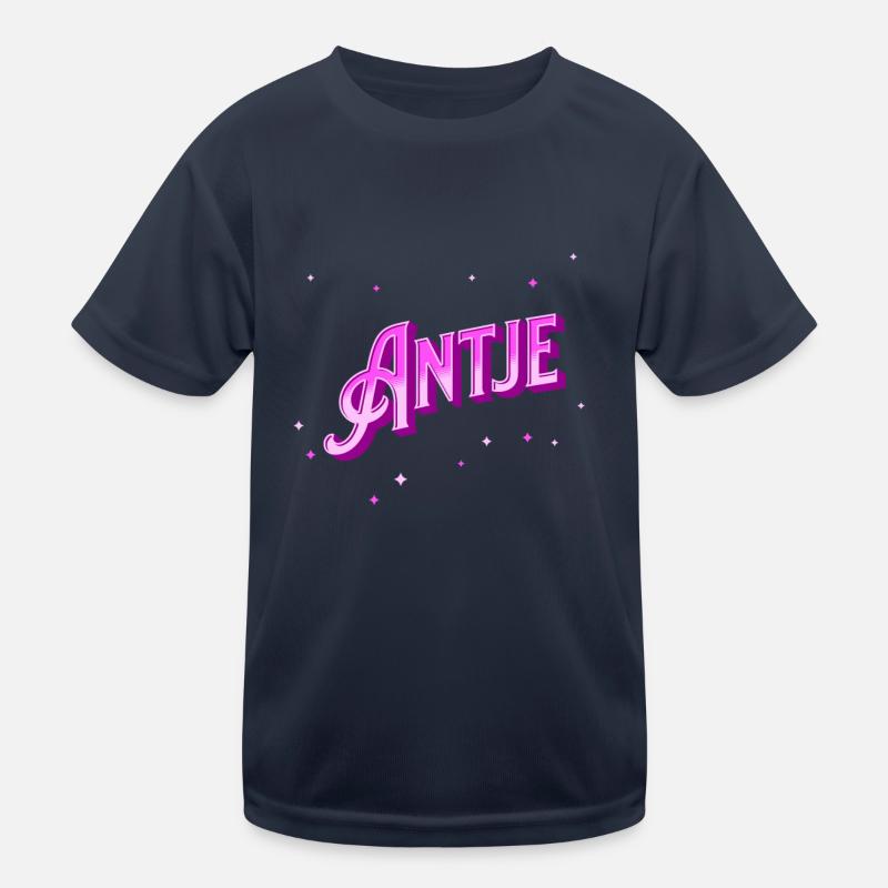 Antje name personalized Kids Functional T-Shirt