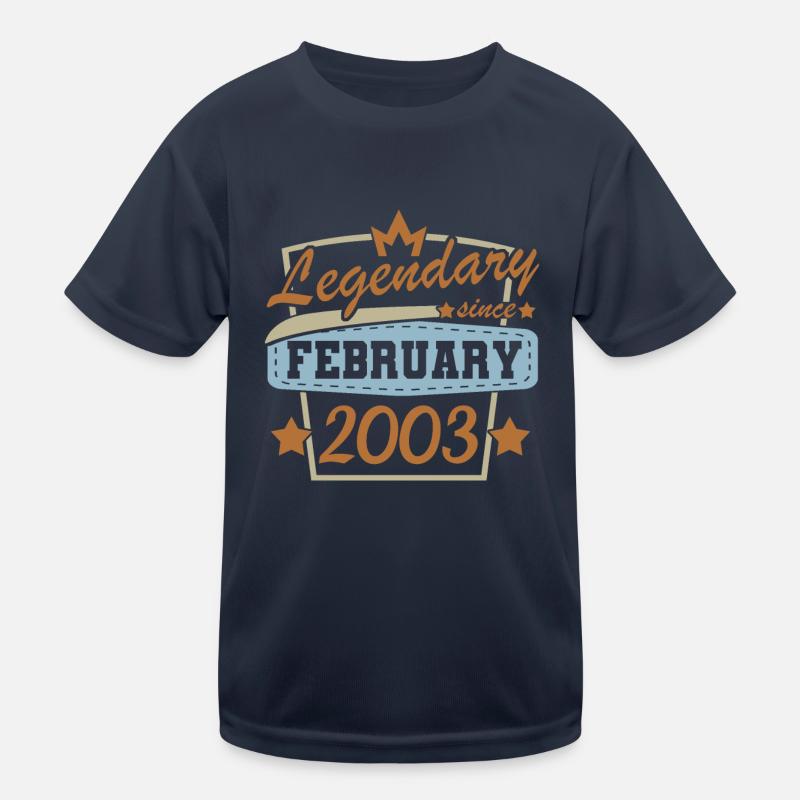 Février 2003 rétro T-shirt sport Enfant