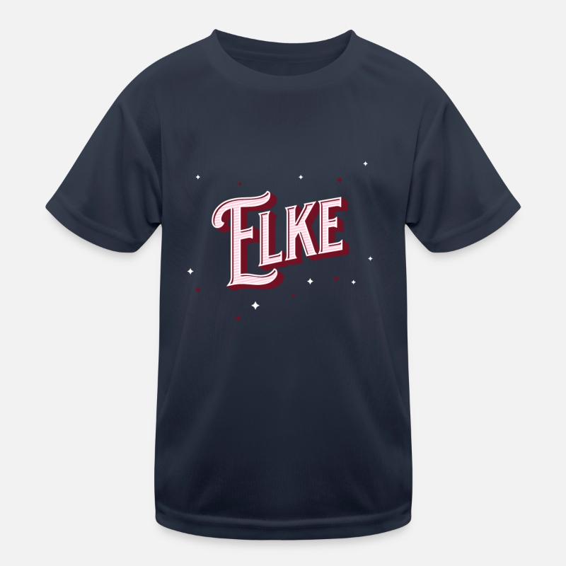 Elke Namen personalized Kids Functional T-Shirt