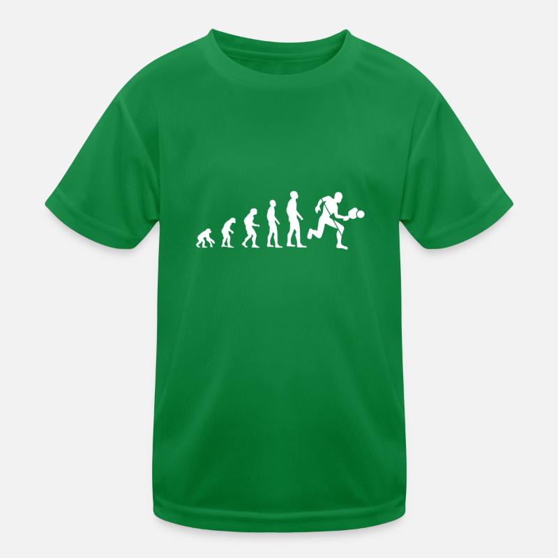 Evolution padel man humor padelist gift idea Kids Functional T-Shirt