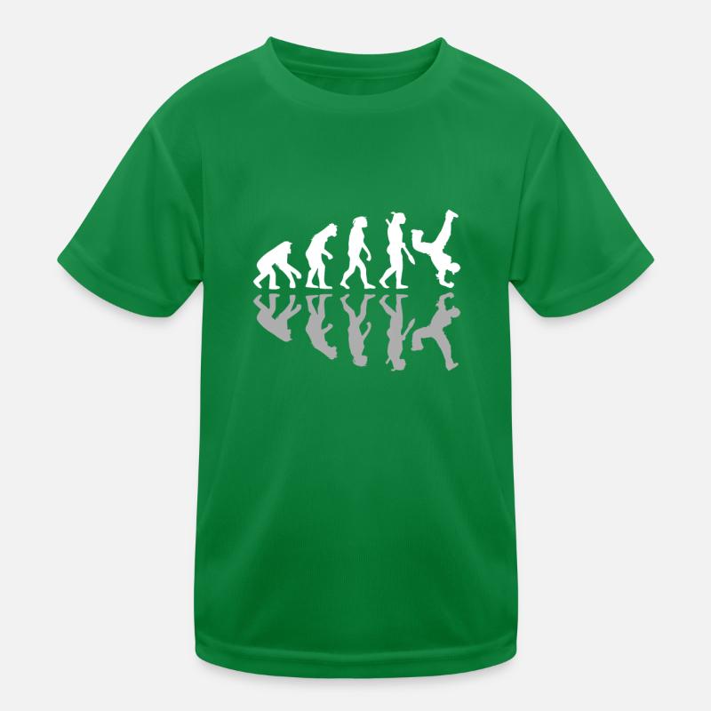 Breakdancing Human Evolution Dancer Breakdance T-shirt sport Enfant