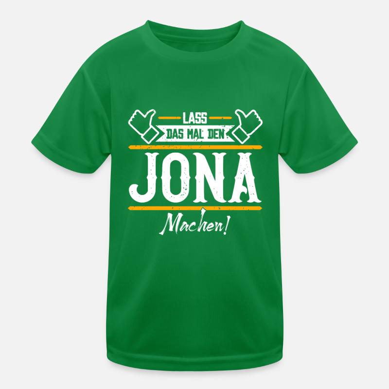 Jona Geschenkidee Geschenk Geburtstag Kinder Funktions-T-Shirt