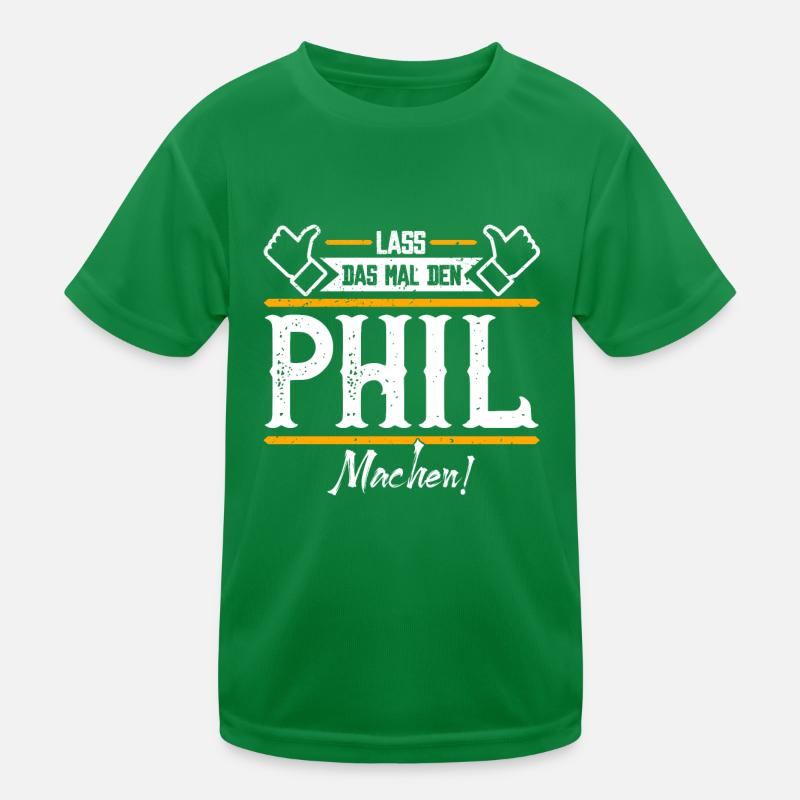 Phil Geschenkidee Geschenk Geburtstag Kinder Funktions-T-Shirt