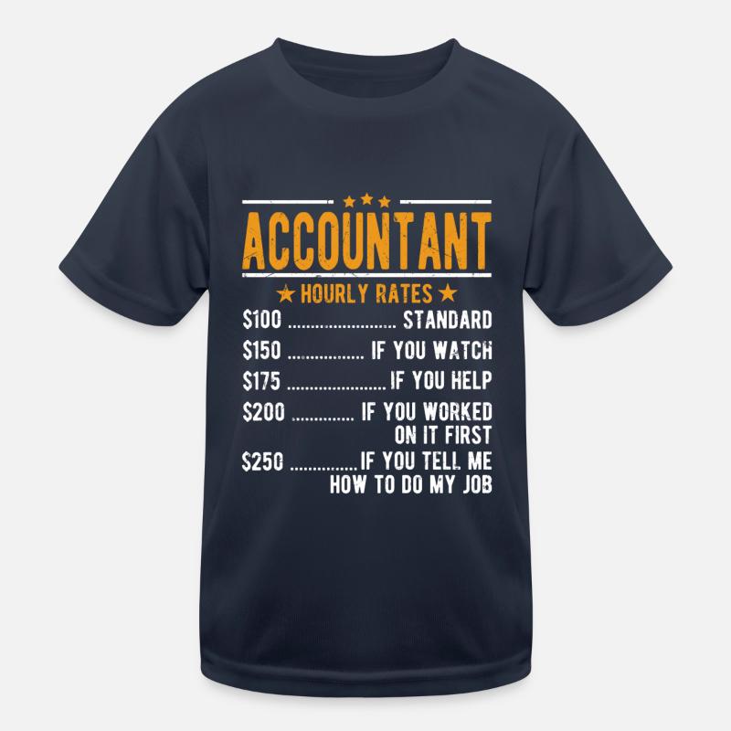 Salaire horaire du comptable T-shirt sport Enfant