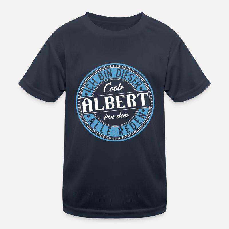 Albert Geschenkidee Geschenk Geburtstag Kinder Funktions-T-Shirt