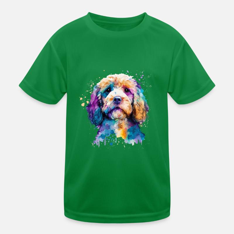 Cockapoo for dog lovers Spoodle Kids Functional T-Shirt
