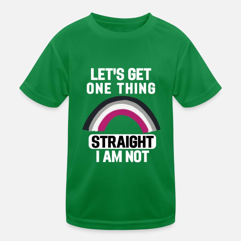 Rainbow Ace Pride Mois LGBT Cadeau Asexuel T-shirt sport Enfant