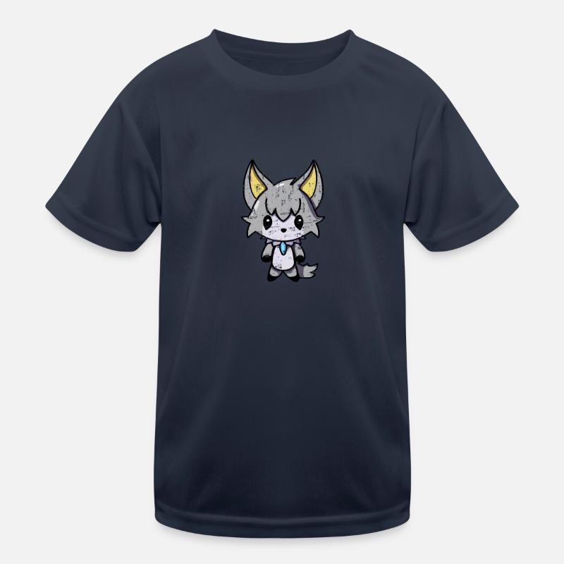 Wolf Wolfhound Vampire Emo T-shirt sport Enfant